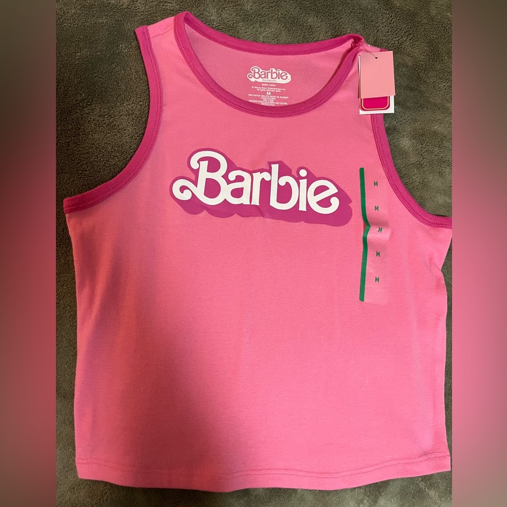Pink Barbie crop top